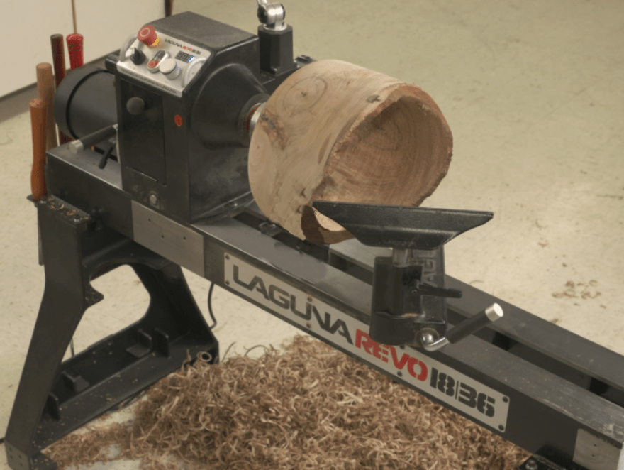 Turn a Large Natural Edge Bowl